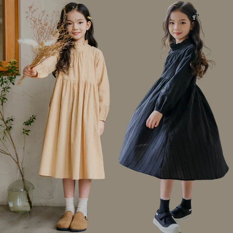 新アップグレード新品子供服 女の子 ワンピース フォーマル ジュニア ロング丈 ブラック 発表会用 結婚式 パーティードレス