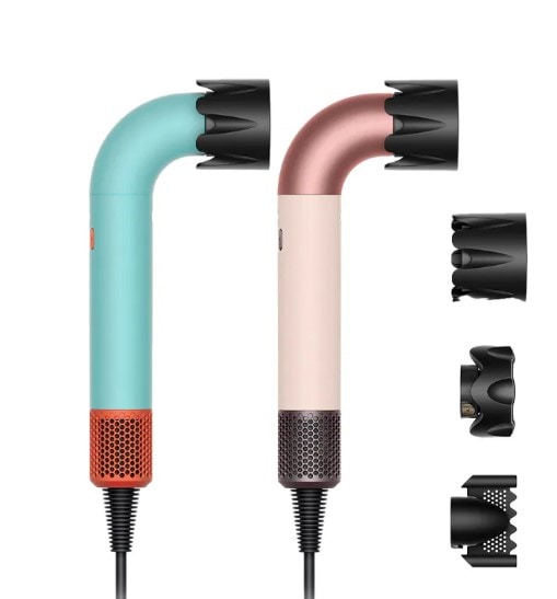 ダイソン ドライヤー ヘアドライヤー Supersonic r HD17 パティーナ/トパーズ セラミックピンク 公認販売店 メーカー保証2年間