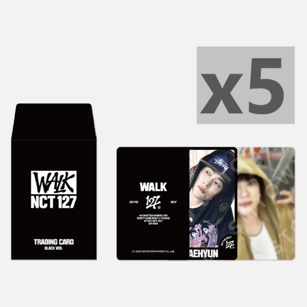 NCT 127 WALK : ON THE BEAT - RANDOM TRADING CARD SET_A VER. 5個