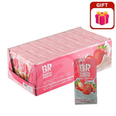 [大容量]ベリーベリーストロベリー 牛乳190mlx24本 イチゴ牛乳1箱/柔らかくておいしいビョンウソク広告brイチゴ味