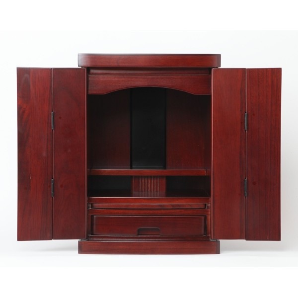 神棚の里 仏壇(小) 紫檀色 32.5x25x44