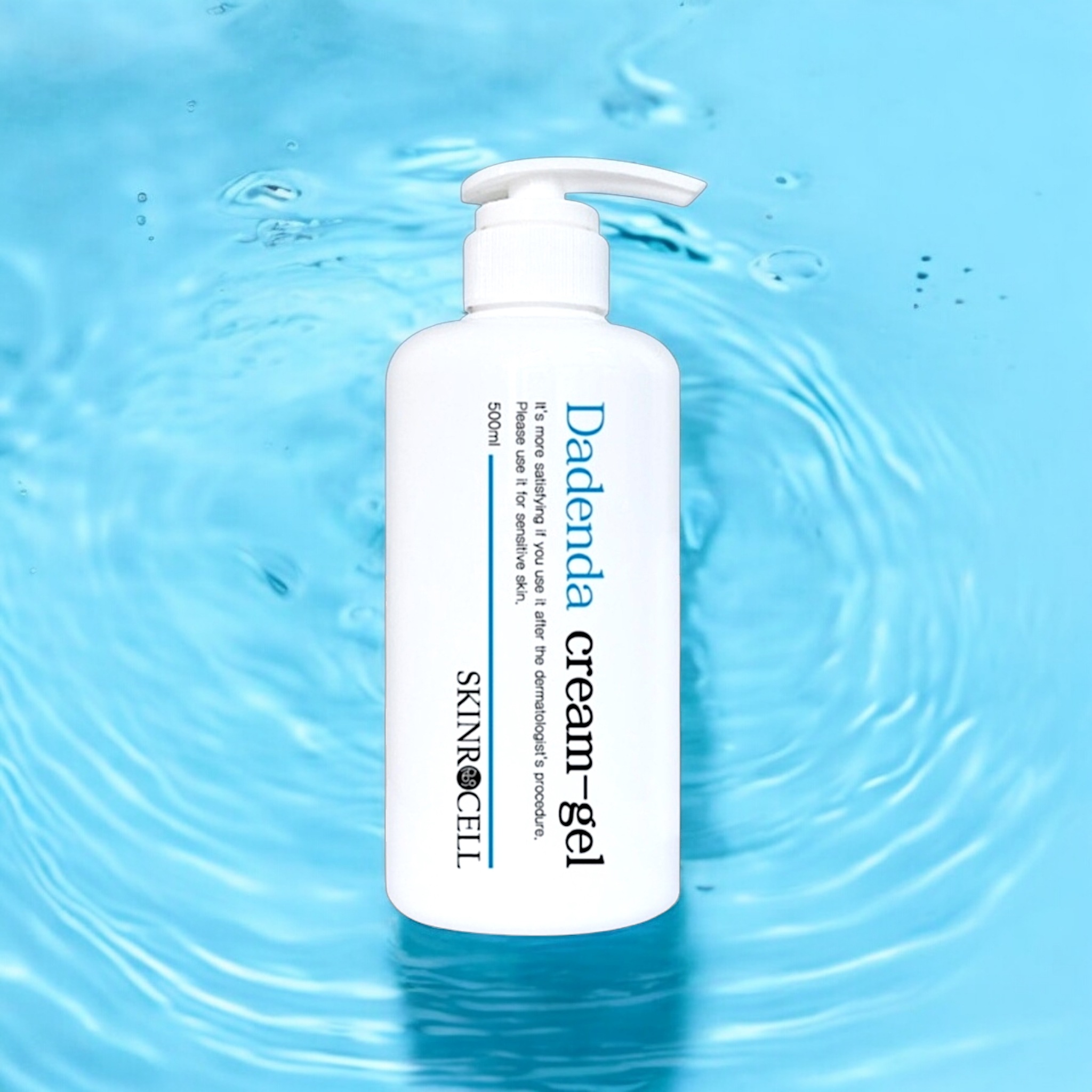 SKIN RO.CELL Dadenda cream-gel 500ml, 赤い肌を素早く鎮静, 乾燥した肌を素早く保湿, 施術後の肌の安定