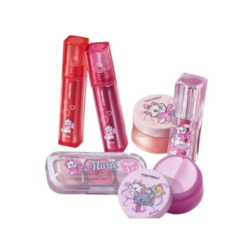 [25SS/New]disney marie limited edition(アイシャドウパレット1個+ティント3個+ブラッシャー2個)