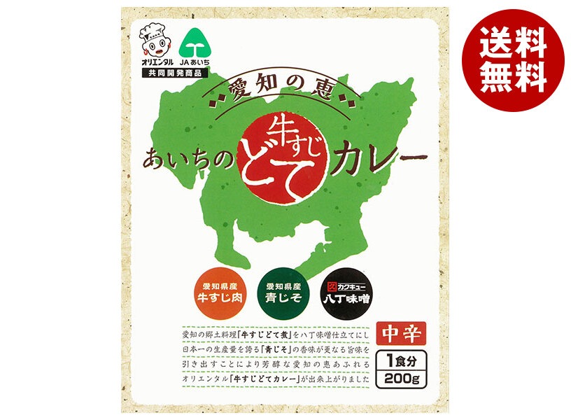オリエンタル 愛知の恵 あいちの牛すじどてカレー 200g×30個入×(2ケース)