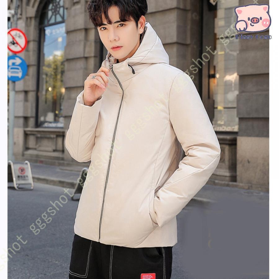 冬の新作メンズ ダウンジャケット 軽量 防風 登山 暖かい ウルトラライト ダウン コート コンパクト おしゃれ 秋冬春 中綿コート 中綿入 ジャケット 厚手 フード付き