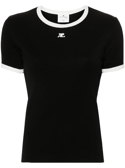 COURREGES Women Tops VESJTS017 JS00709901 Black