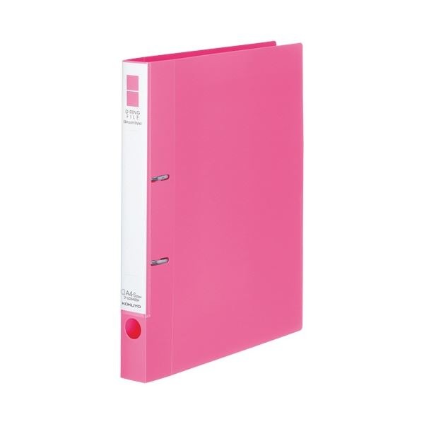 (まとめ) コクヨ Dリングファイル(スムーススタイル) A4タテ 200枚収容 背幅34mm ピンク フ-UDS420P 1冊 (×30セット)