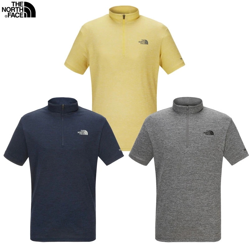 韓国正規品保証 関税負担なし NT7KN01A MS TAKE A HIKE S/S ZIP TEEデイリー 基本 着装 男子 女子 人気 韓国 ファッション 男女共用 アウトドア