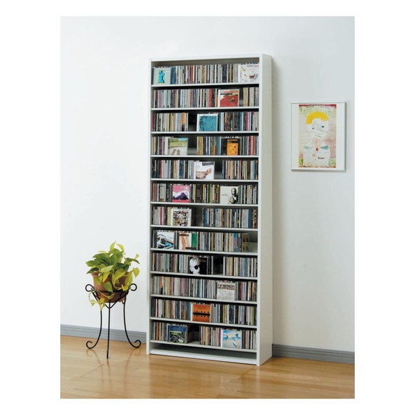 CDストッカー ホワイト レギュラー CS924W メーカー直送 26,904円