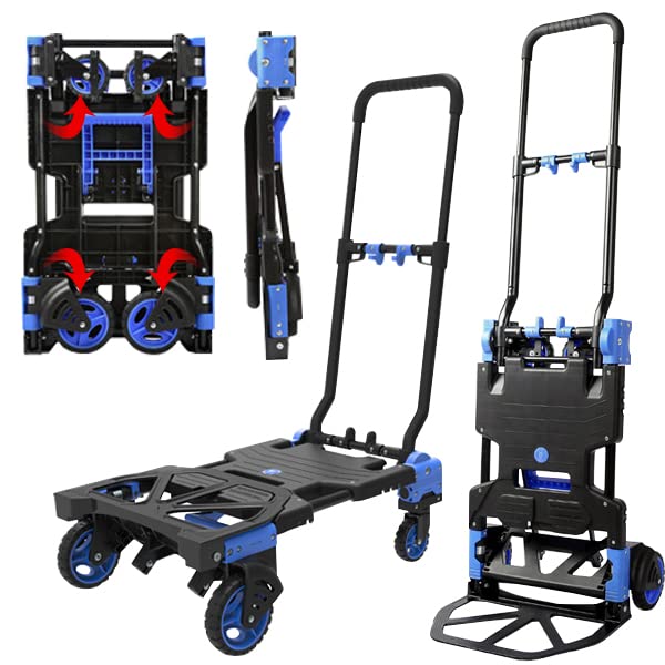 TSdrena 台車 折りたたみ 軽量 コンパクト フラットカート タイヤ収納 2x4 フラットに収