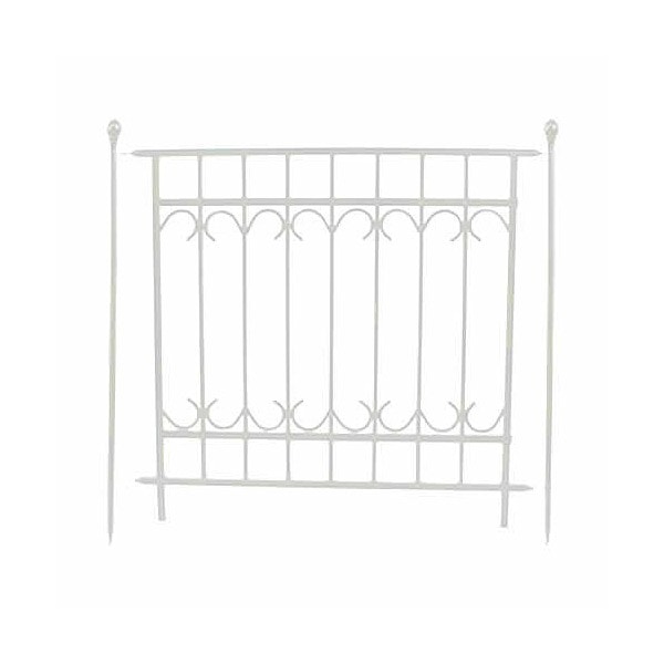 住まいスタイル アイアンフェンス パークアベニュー 基本セット ホワイト IPN-7021F-SET-WHT メーカー直送
