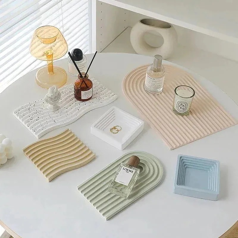 インテリア 韓国 雑貨 ウッドトレイ小物 収納 ウッドオーナメント 自然風 ラウンドデスク収納トレイ 韓国インテリア 雑貨 サークルトレイ オシャレ 小物収納 装飾5143