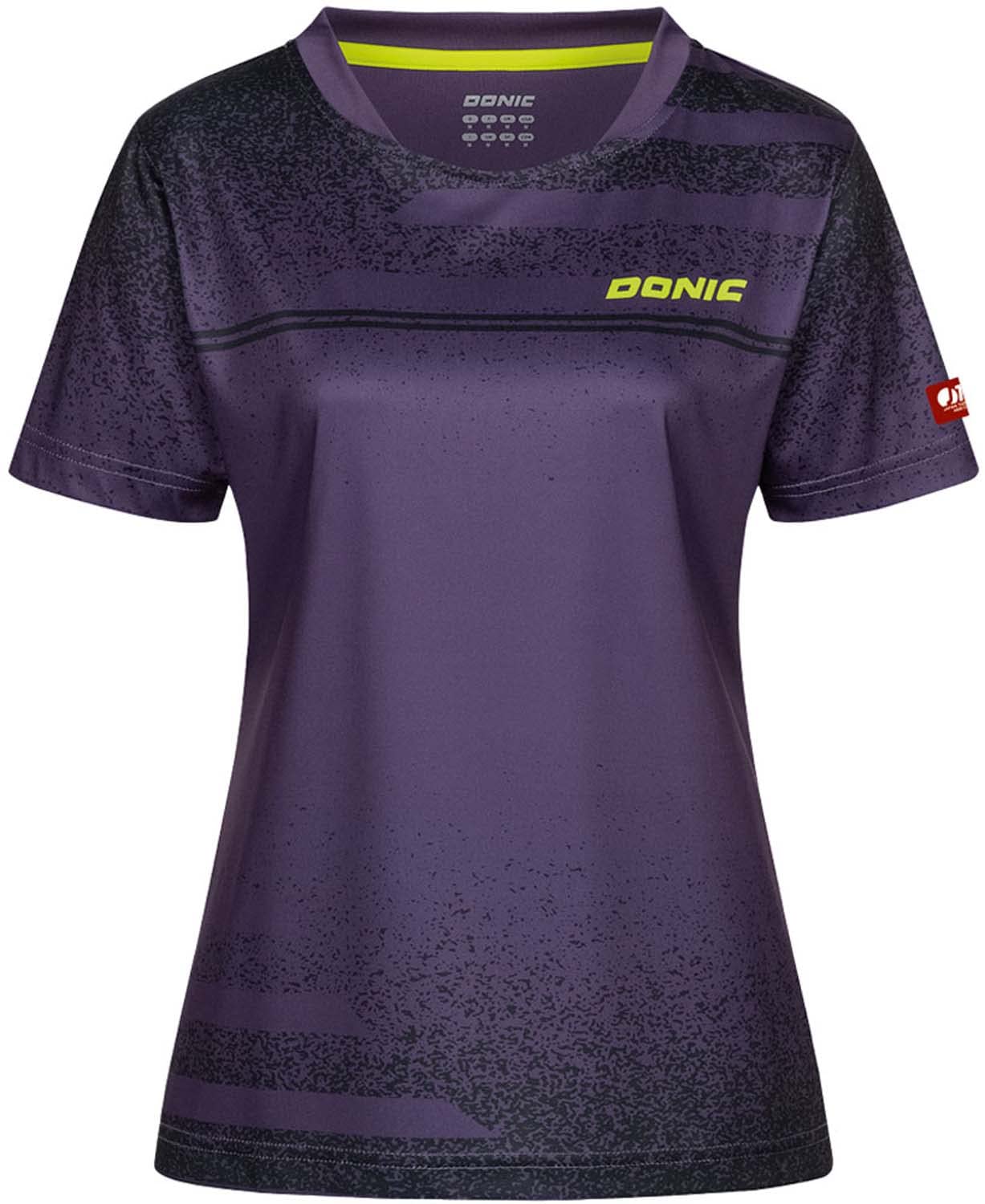 ドニック(Donic) 卓球 ユニフォーム レディースシャツ ラフター J.T.T.A(日本卓球協会)公認 レディース パープル(GV) XL GL148