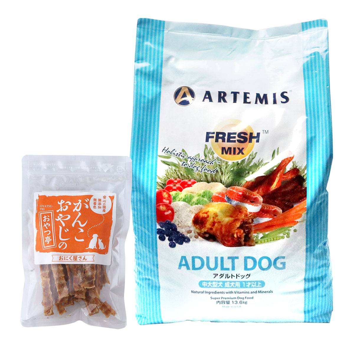 フレッシュミックス ドッグフード アダルトドッグ 13.6Kg【国産たじま鶏ジャーキー40g付き】