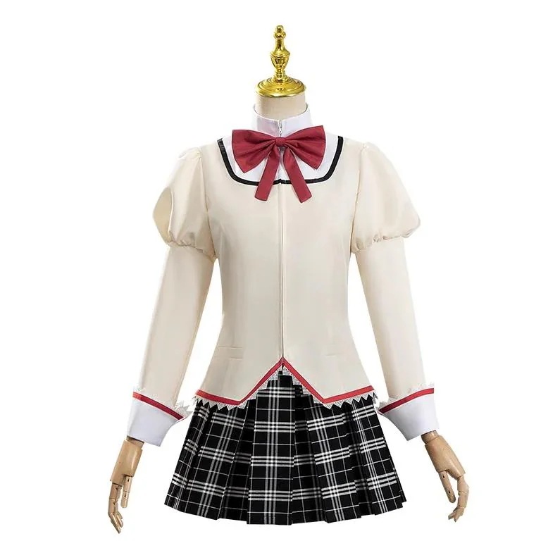 コスプレ衣魔法少女まどか　マギカ見滝原中学校　巴マミ　暁ほむら　樹さやか　鹿目まどかイベントパーティー変演出服クリスマスパーティー30%までに制限