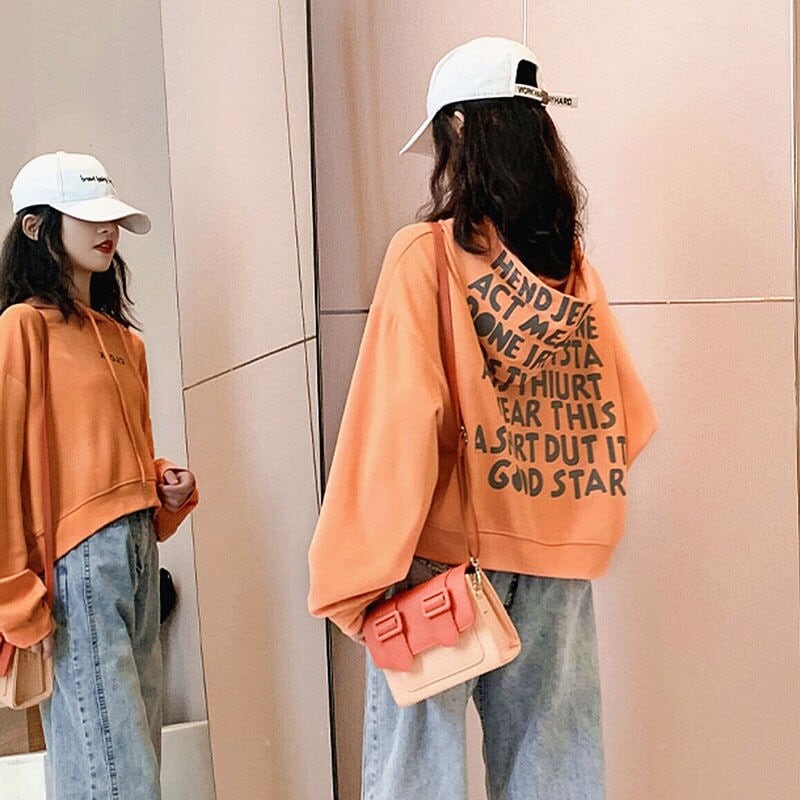 パーカー長袖 ショートフード スウェット レディース 春春春 薄手 トップス