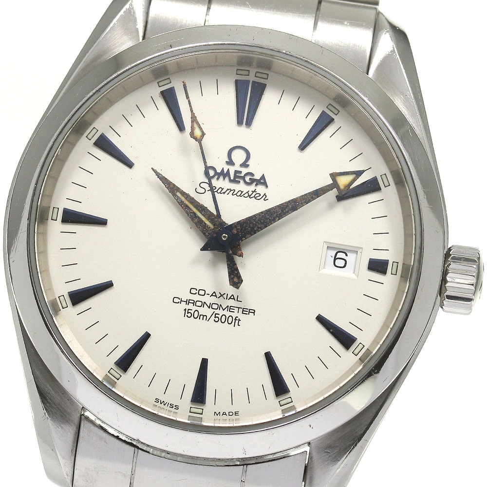 オメガ OMEGA 2503.33 シーマスター アクアテラ コーアクシャル デイト 自動巻き メンズ _832405【中古】