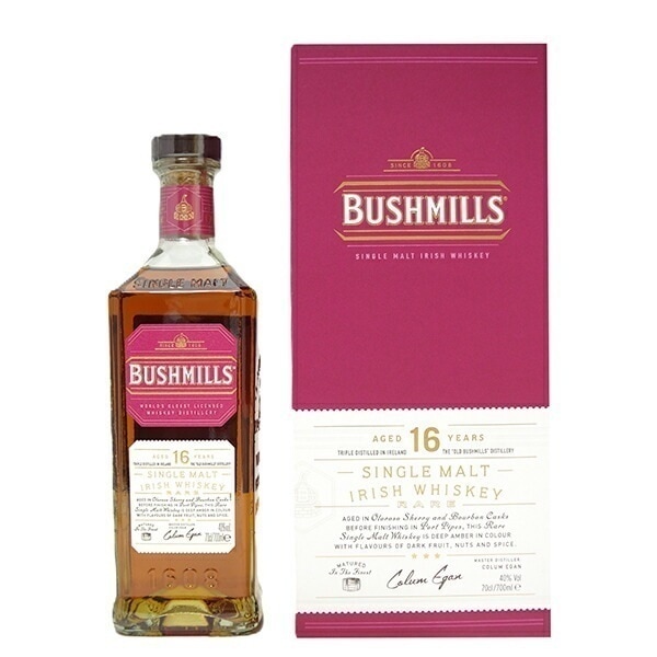 ブッシュミルズ シングルモルト 16年 40度 700ml 箱付 正規品 アイリッシュウイスキー アイルランド ^YCBM16J0^