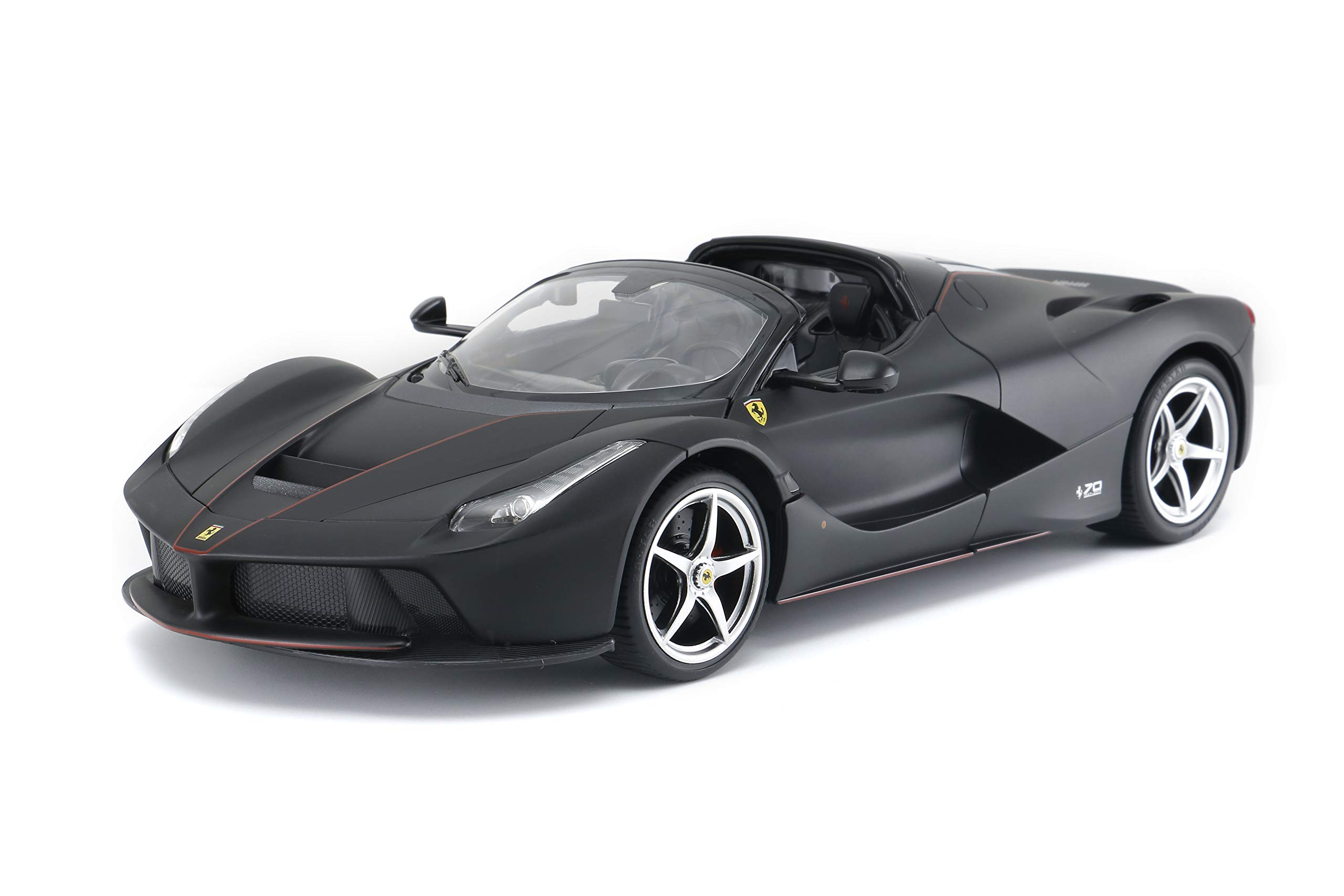 キョウショウエッグ 1/14スケール ラ・フェラーリ アぺルタ(マットブラック) 手動開閉ドア