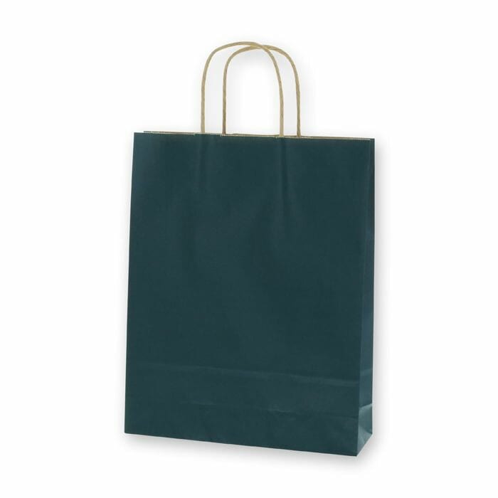 （まとめ買い）シモジマ HEIKO 手提げ紙袋 25チャームバッグ 25CB MS1 未晒 紺C 50枚 幅270xマチ80x高340mm 003276804 [x3セット] 