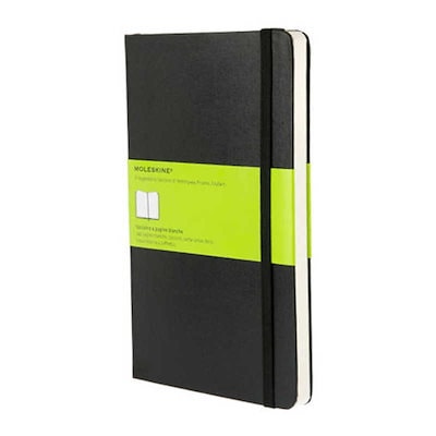 他サイト： MOLESKINE　クラシック ノートブック ハードカバー プレーン(無地) ブラック Large　QP062の商品画像