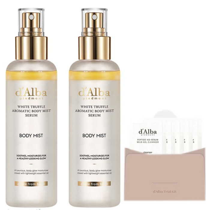 ホワイト トリュフ アロマチック ボディミスト セラム 大容量 180mlx2p + 弱酸性 ジェルクレンザー 3mlx5p