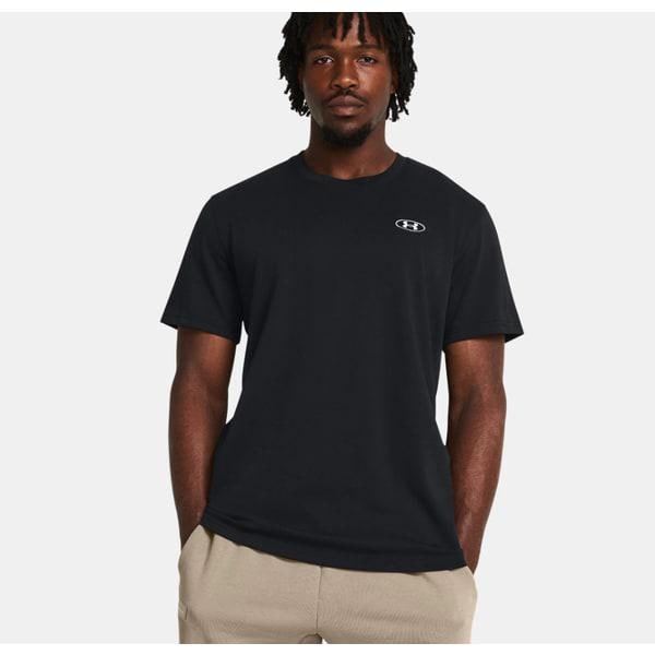 1382902 -001 ブラック ヘビーウェイト レフトチェストパッチ半袖ルーズフィット半袖Tシャツ