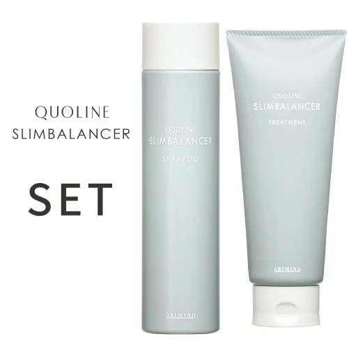 【 クオライン セット】クオライン スリムバランサー シャンプー & トリートメント セット ARIMINO QUOLINE SLIMBALANCER SHAMPOO アリミノ クオライン
