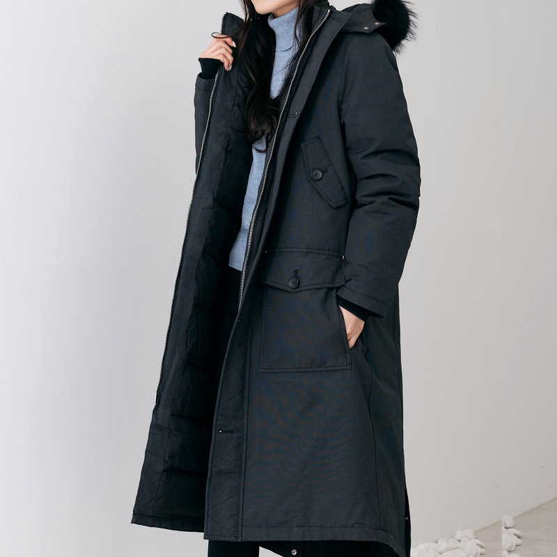 新作 ジャケット レディース服 Jacket ダウンジャケット長コートパッド入りジャンパー黒色 韓国 冬服 ダウンジャケット コート Size L 77 Www Shred360 Com