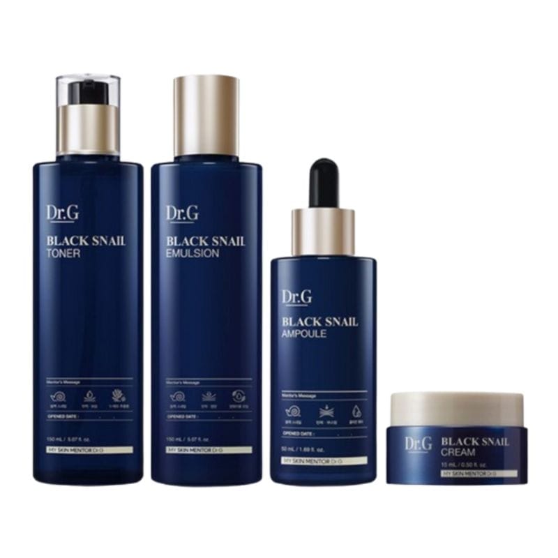 ブラックスネイルトナー150ml +エマルジョン 150ml セット+アンプル50ml + クリーム15ml 4種セット