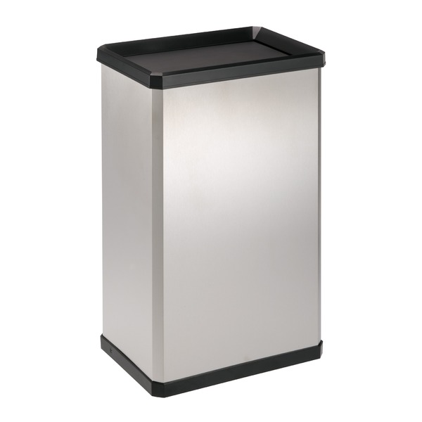 ゴミ箱 ステンターンボックス L 容量：37L スイング蓋付き テラモト ダストボックス