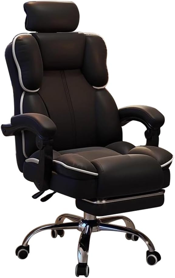 椅子 pcチェア ヘッドレスト付き 140リクライニング げーみんくチェア デスクチェア ハイバック ヘッ gaming chair PUレザー 防水・防汚・