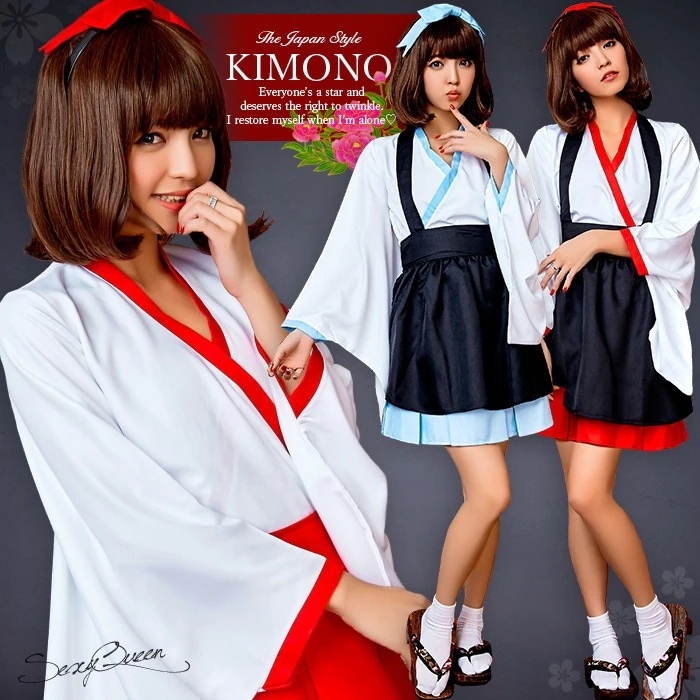 送 料 無 料漫展コスプレアニメ女装桔梗日韓コスプレ着物初音打歌魔女