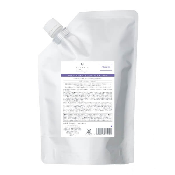 フローディア スリークライト シャンプー 1000ml(詰替) 軟毛 細毛 なめらか Flowdia 正規品 シャンプー 大容量 詰め替え ボトル メンズ 美容室専売 サロン専売品 匂い 洗い流す 洗