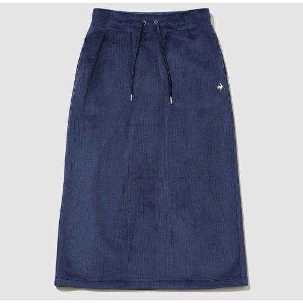 W ルーズフィット ベルベット ミディ丈スカート B1 QQ422OSKO3 DNV IVY