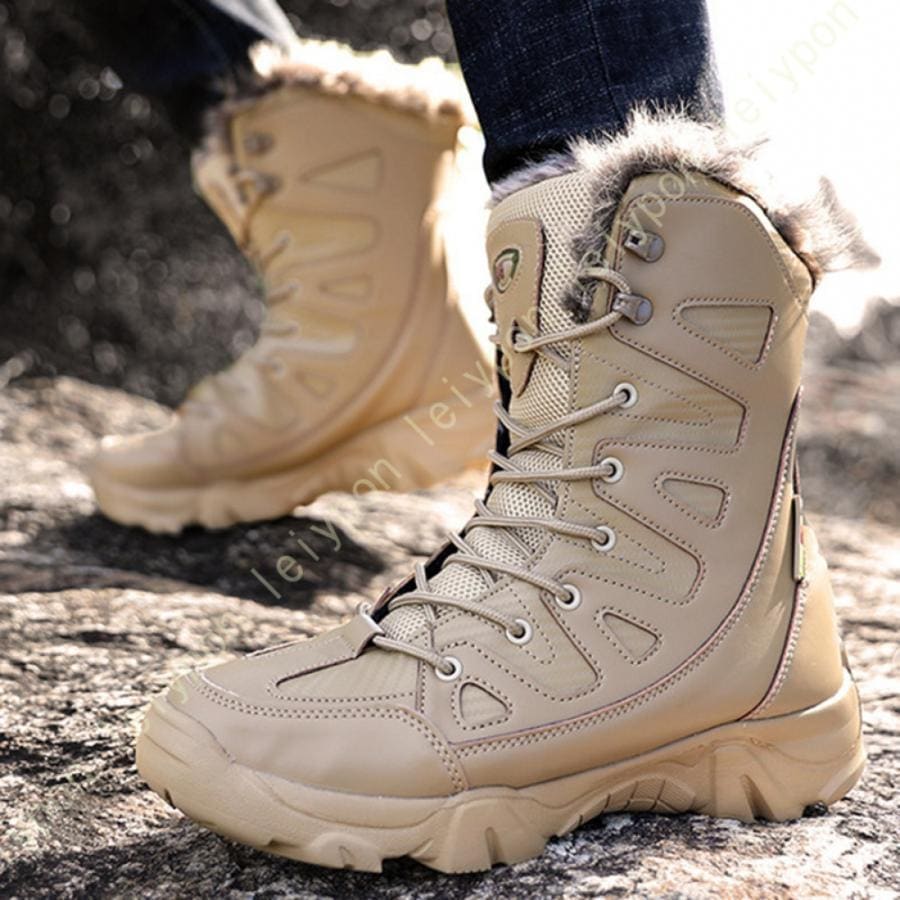 スノーブーツ メンズ 防寒 スノーシューズ 冬靴 綿靴 雪靴 大きいサイズ ウィンターブーツ ワークブーツ アウトドアシューズ ハイキングシューズ