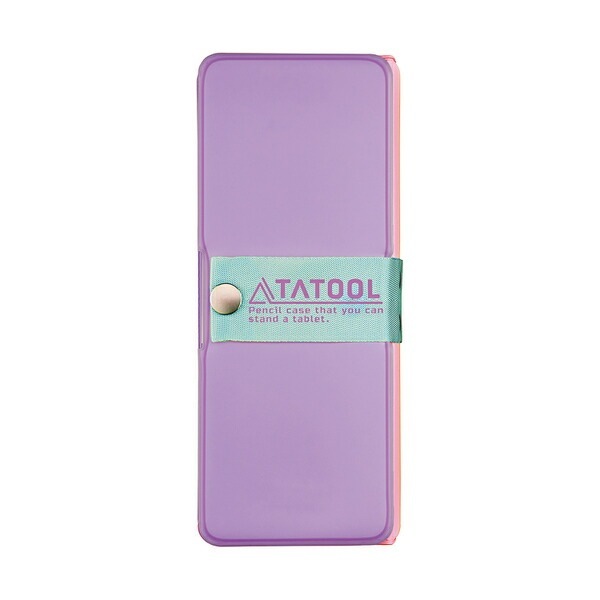 （まとめ買い）タツール筆入 パープル SF020PU [x3]