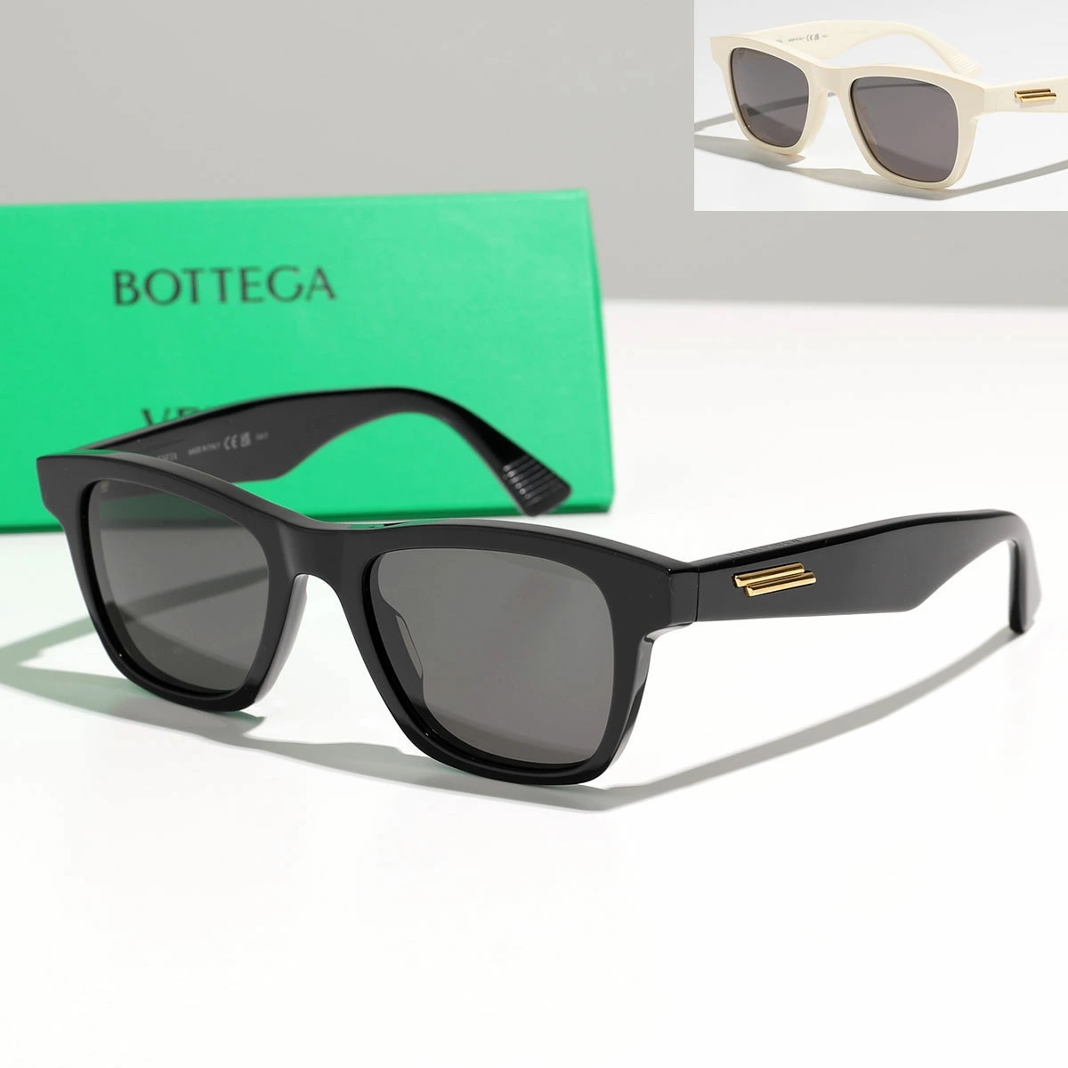 BOTTEGA VENETA ボッテガヴェネタ サングラス BV1120S レディース スクエア型 メガネ 眼鏡 ロゴ アイウェア カラー2色