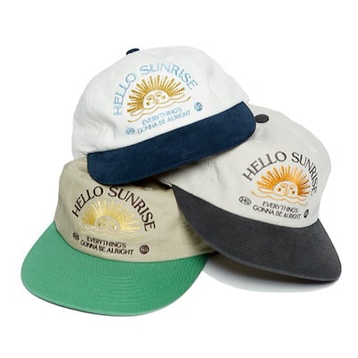 【Hello Sunrise】Washed Horizon 6Panel Cap〜キャップ★韓国発 MUSINSA公式 | HELLO SUNRISE Washed Horizon 6Panel Cap_Black
