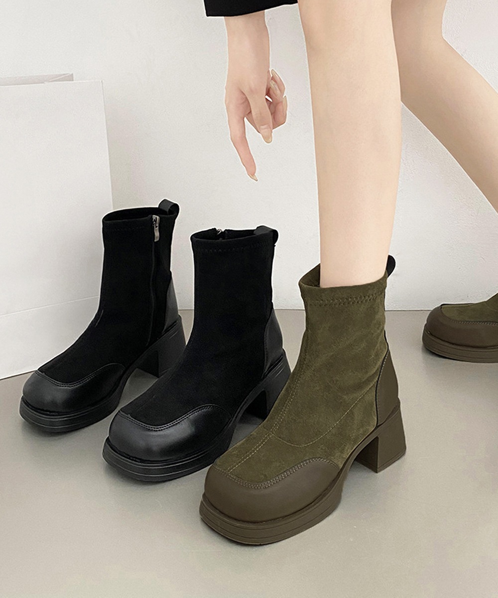 国内即納 厚底ショートブーツ レディース靴 秋冬 99GYXC-077