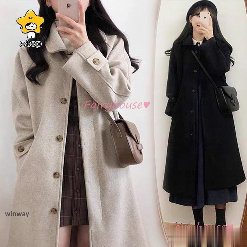 ステンカラーコート レディース 秋冬 40代 黒 チェスターコート ロング丈 ラシャジャケット オーバー 韓国風 アウター 通勤 オシャレ ゆったり 大人30代 50代 6,395円