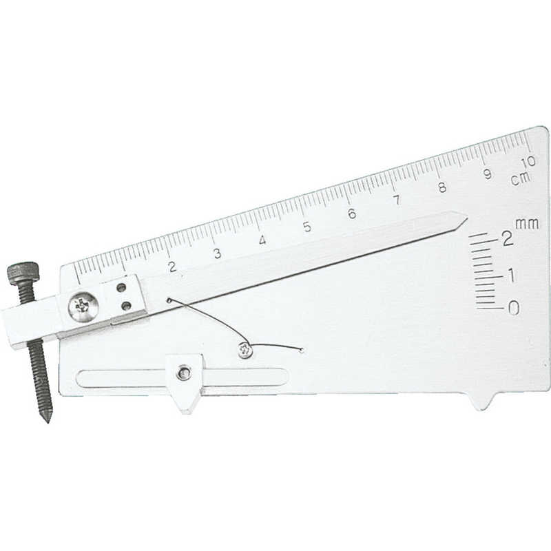 トラスコ中山 溶接ゲージ 精密アンダーカット測定用 1目盛0.2mm TWGU2S 5,292円