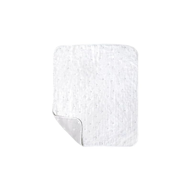 【即日発送】10mois(ディモワ) ふくふくガーゼ(6重ガーゼ)ケット コットン100% シルバー Mサイズ 90110cm 6,315円