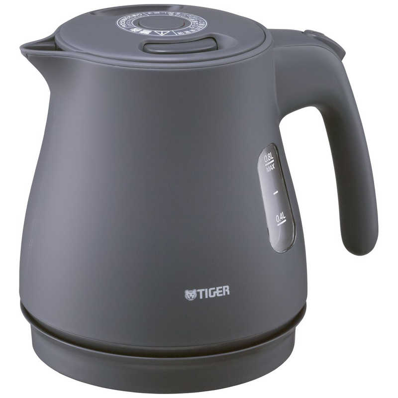 タイガー　TIGER　蒸気レス電気ケトル ［0.8L］ ナイトブラック　PCV-A080KN