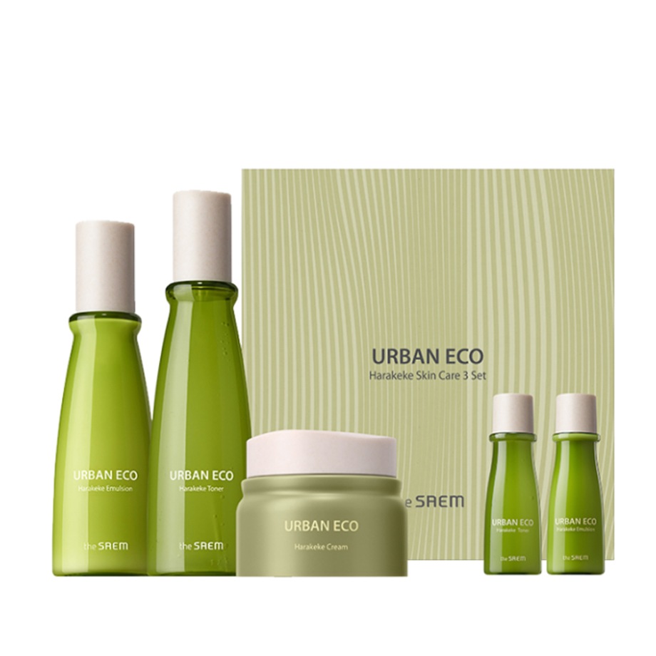 アーバンエコ原ケケスキンケア3種セット(トナー150ml+31ml/エマルジョン130ml+31ml/クリーム50ml)