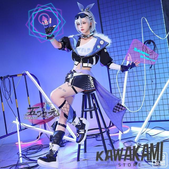 三分妄想　崩壊スターレイル コスプレ　崩スタ　銀狼　ぎんろう　衣装　ウィッグ　靴　追加可