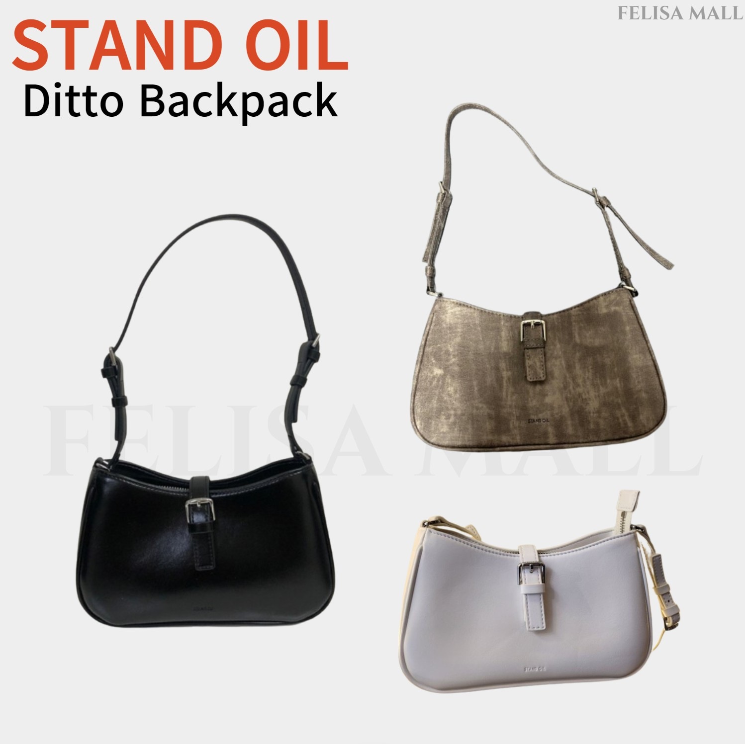 [stand oil] [新作] Phoebe Bag 3カラーポビバッグ 韓国ファッション