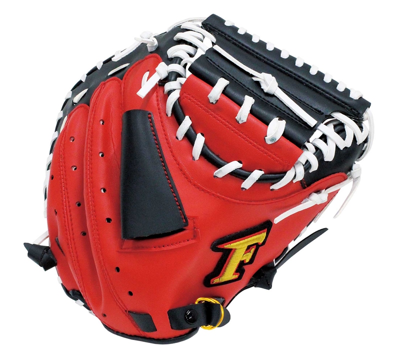 サクライ貿易 CM-4053 少年軟式野球用 キャッチャーミット（レッド×ブラック） CM4053サクライ