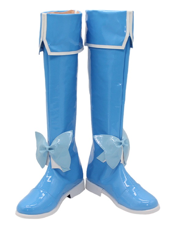 コスプレ 靴 水神小夜 みなかみ さよ 魔法少女にあこがれて 下駄 シューズ 長靴 コスプレ クリスマス ハロウィン