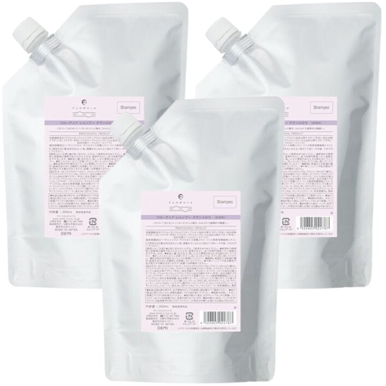 3個セット フローディア シャンプー グランメロウ 1000ml 詰替え レフィル エイジング 太毛 硬毛 毛髪補修 ごわつき まとまり